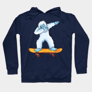 Dabbing Yeti Skateboard Skater Skateboarding bigfoot Skating Hoodie